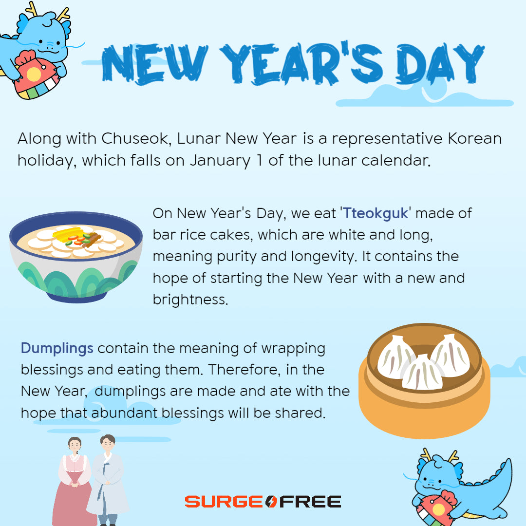 [February Newsletter] Korean holiday NEW YEAR'S DAY 🎊